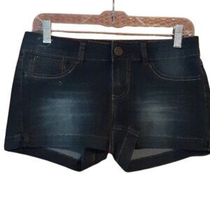 Indigo Rein FOREVER Jean Shorts Blue Denim Fade Women Juniors Size 7